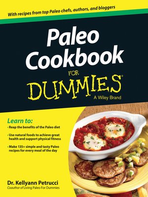 cover image of Paleo Cookbook For Dummies